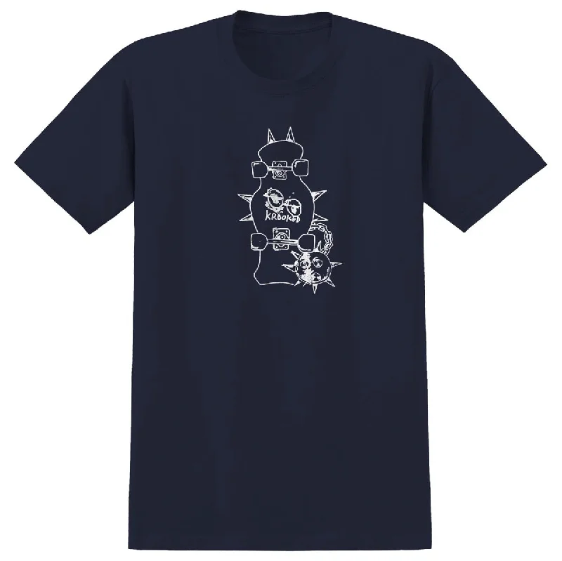 Krooked Mace T-Shirt - Navy/White