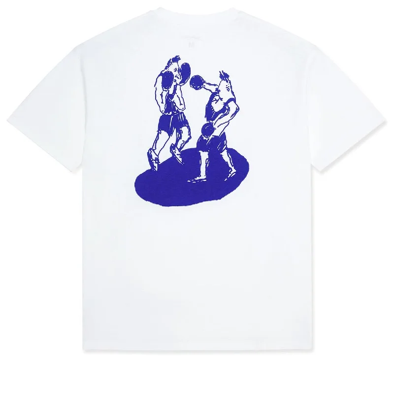 Last Resort AB x Julian Smith Boxers T-Shirt - White/Dirty Blue