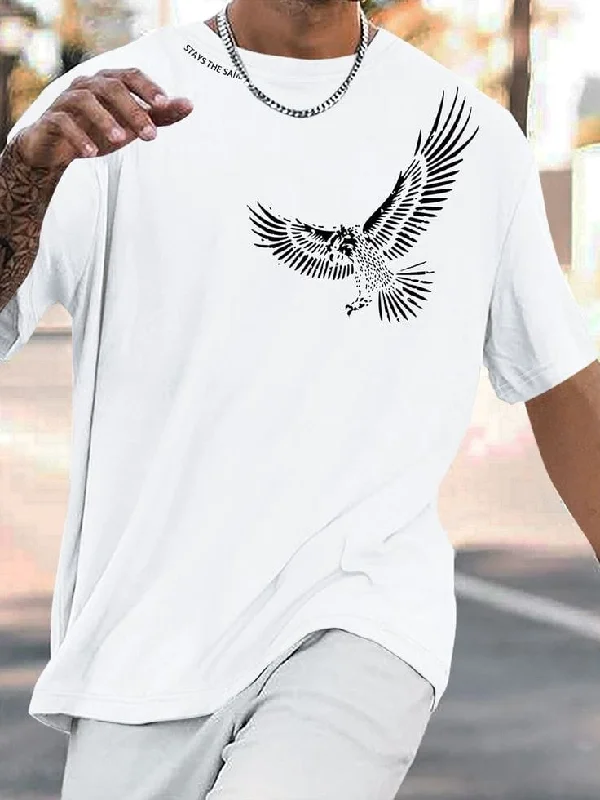 Men Eagle tshirt oversized