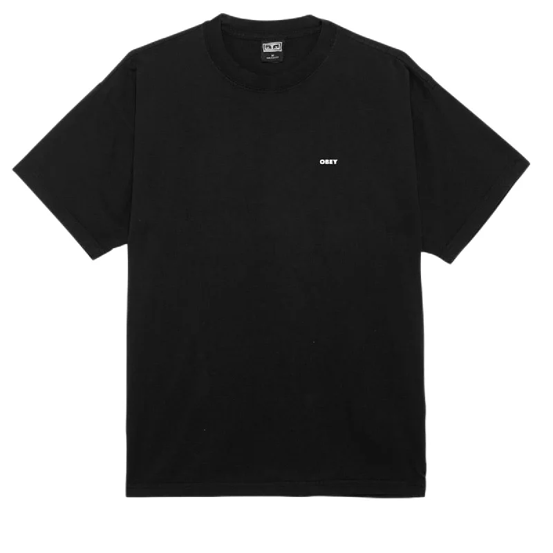 Obey Bold Icon Heavyweight T-Shirt - Jet Black