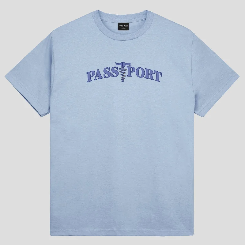 Pass~Port Corkscrew Tee - Stonewash Blue