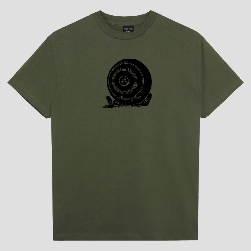 PASS~PORT ""HEAVY BOWL"" TEE MILITARY GREEN