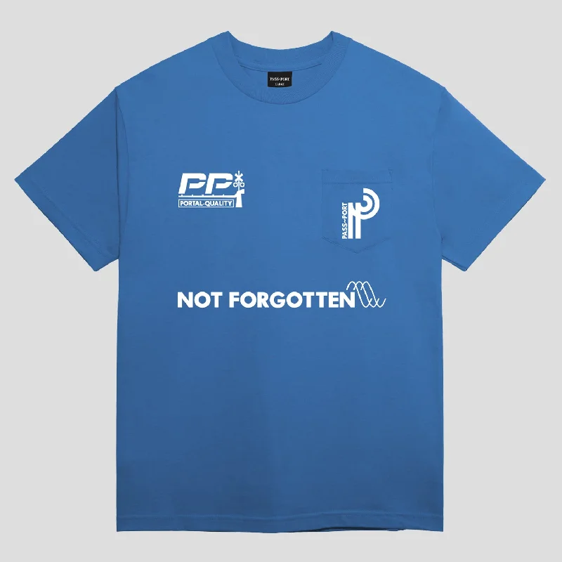 Pass~Port Long Con Pocket Tee - Washed Royal Blue