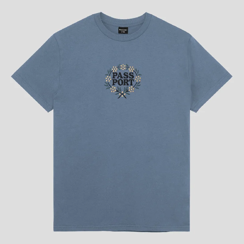 Pass~Port Wattle Tee - Stonewash Blue