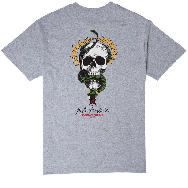 Powell-Peralta McGill Skull and Snake T-Shirt - Athletic Heather