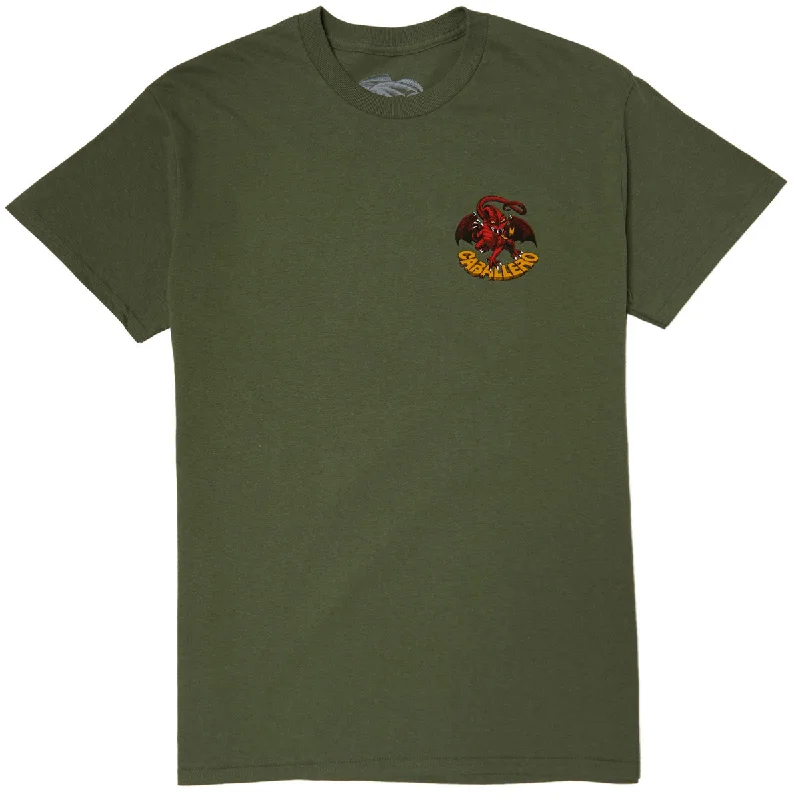 Powell-Peralta Steve Caballero Classic Dragon II T-Shirt - Military Green 2