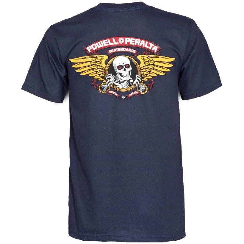 Powell-Peralta Winged Ripper T-Shirt - Navy