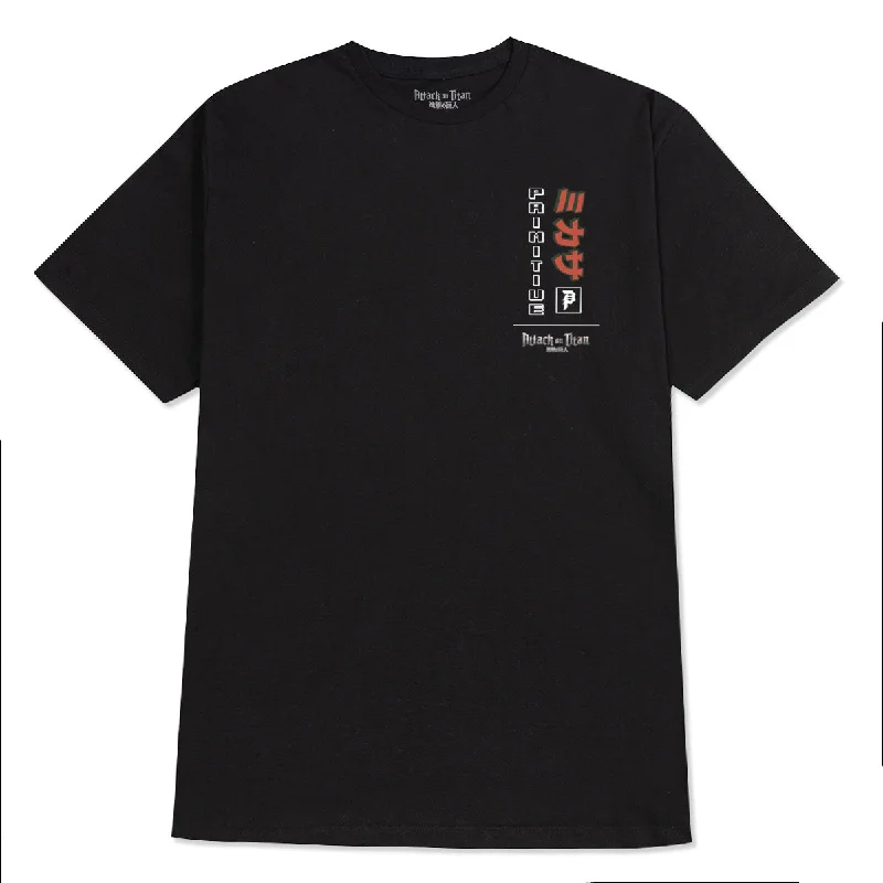 Primitive x Titans Mikasa T-Shirt - Black