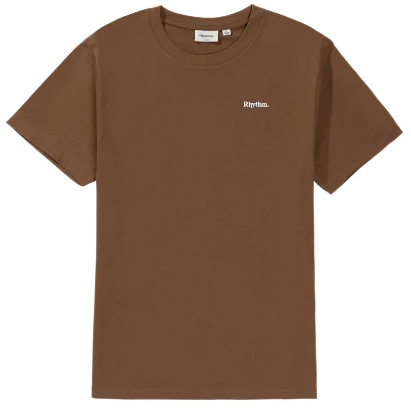 Rhythm Classic Brand T-Shirt - Chocolate