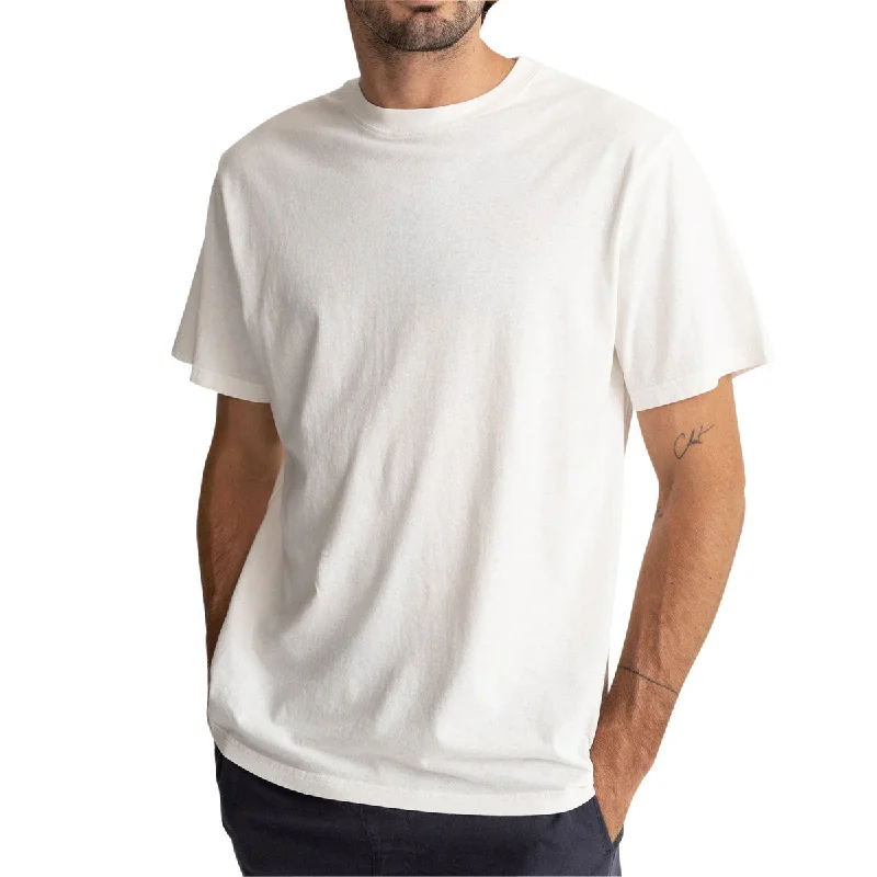 Rhythm Classic Brand T-Shirt - Vintage White