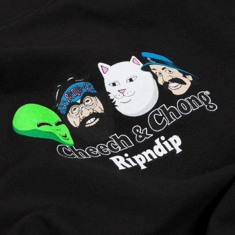 RIPNDIP x Cheech And Chong Smoke One T-Shirt - Black