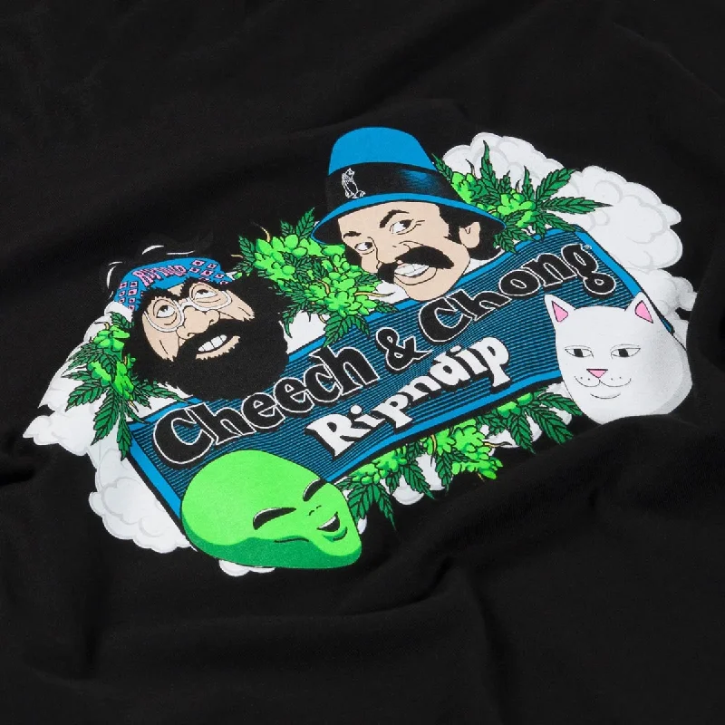 RIPNDIP x Cheech And Chong Smoke One T-Shirt - Black