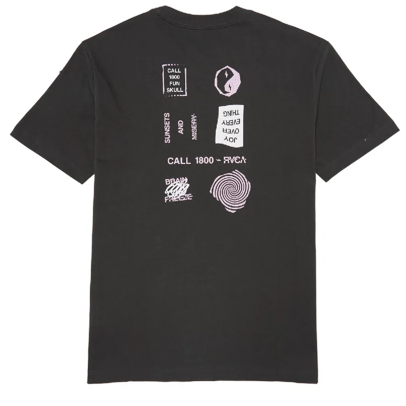 RVCA Call T-Shirt - Pirate Black