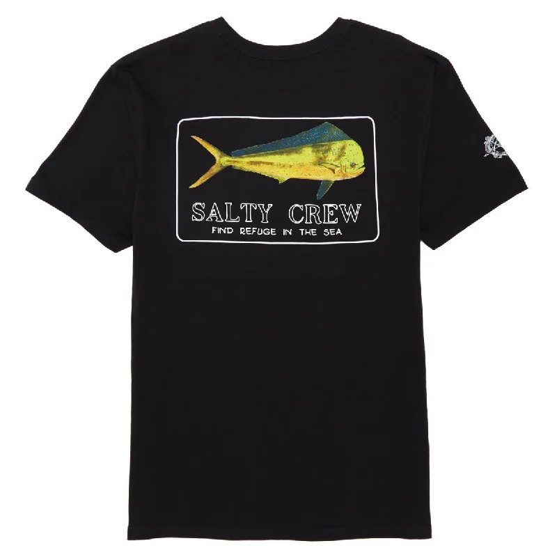 Salty Crew Golden Mahi Premium T-Shirt - Black