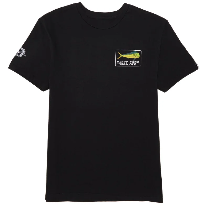 Salty Crew Golden Mahi Premium T-Shirt - Black