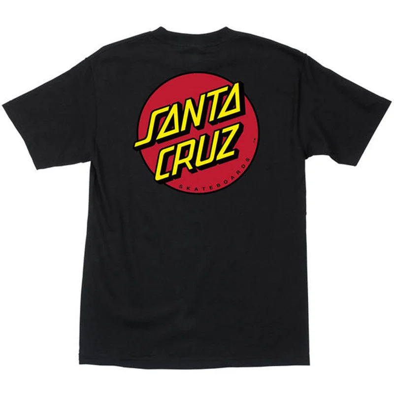 Santa Cruz Classic Dot T-Shirt - Black