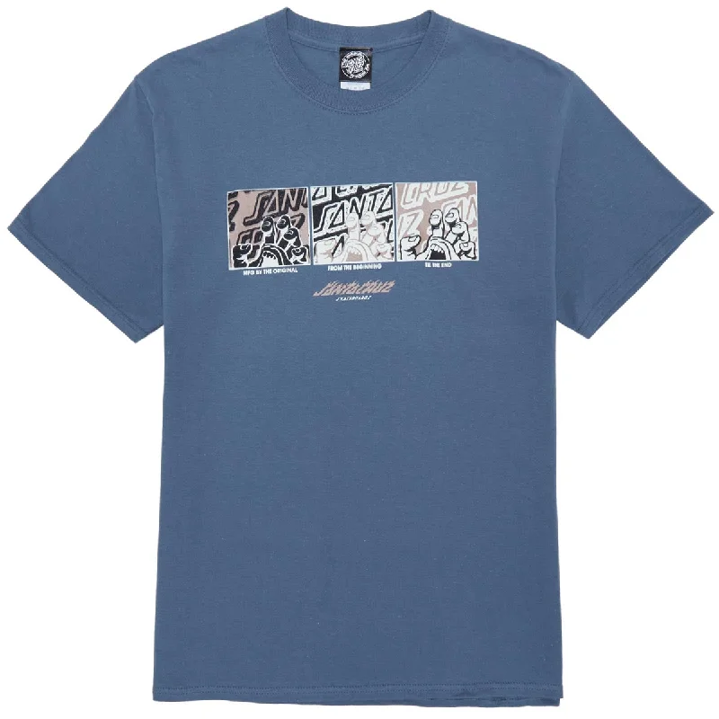 Santa Cruz Handled T-Shirt - Steel Blue