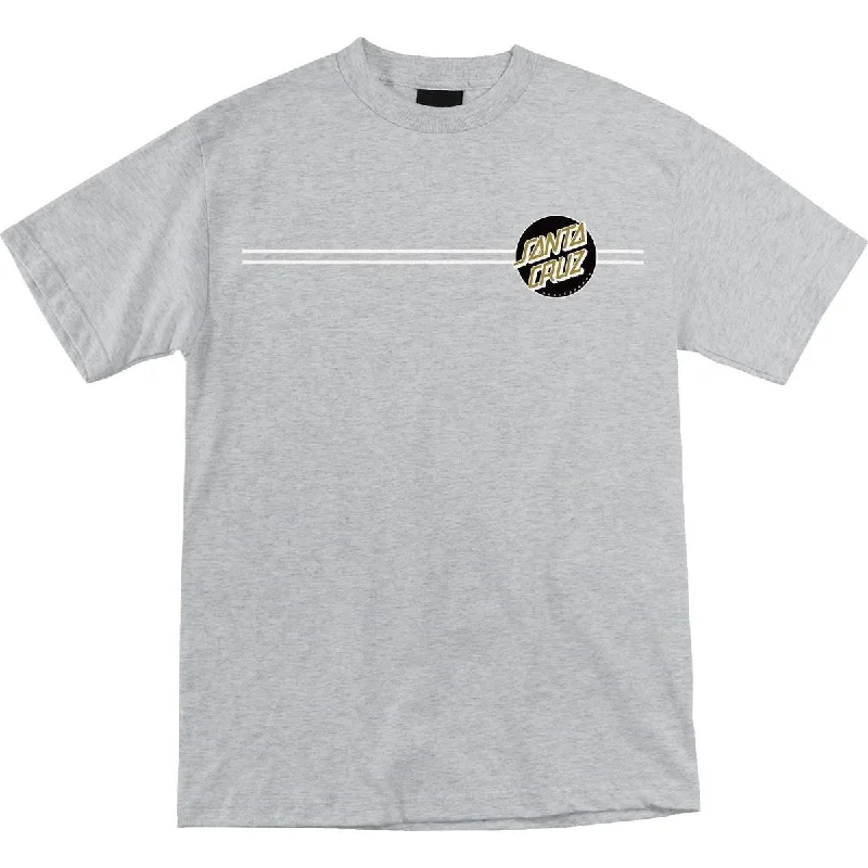 Santa Cruz Other Dot T-Shirt - Heather Grey/Black/Gold