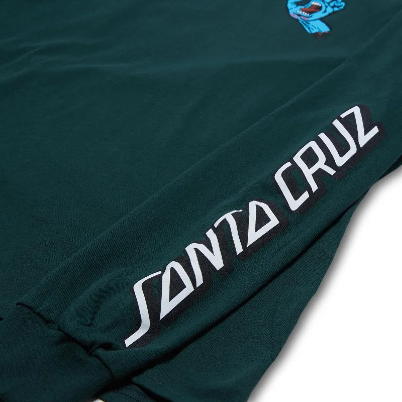 Santa Cruz Screaming Hand Long Sleeve T-Shirt - Dark Green