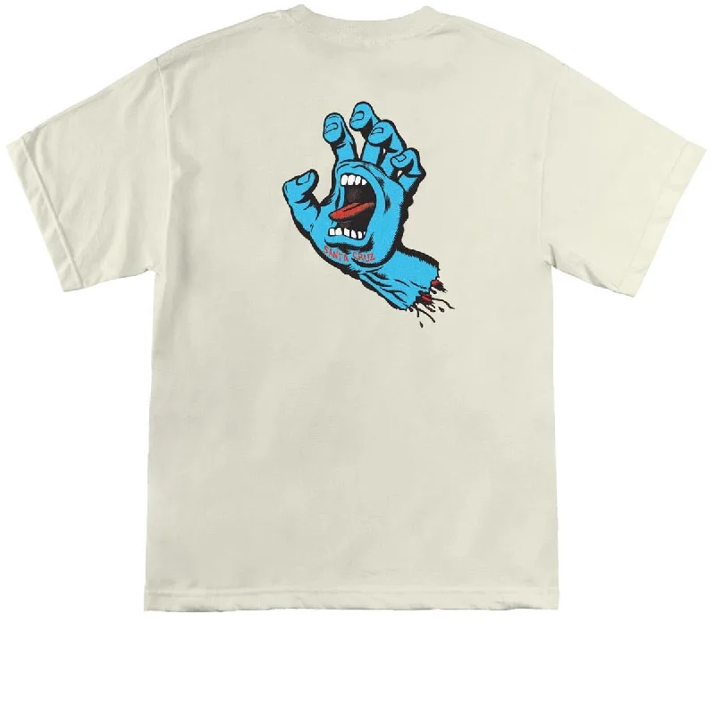 Santa Cruz Screaming Hand T-Shirt - Cream