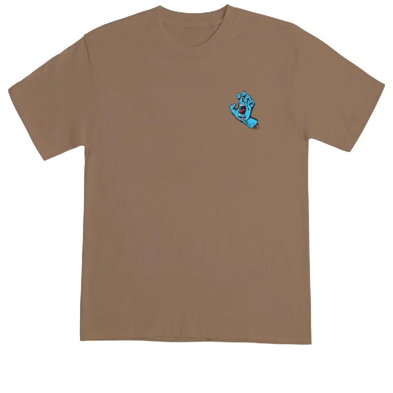 Santa Cruz Screaming Hand T-Shirt - Woodland Brown