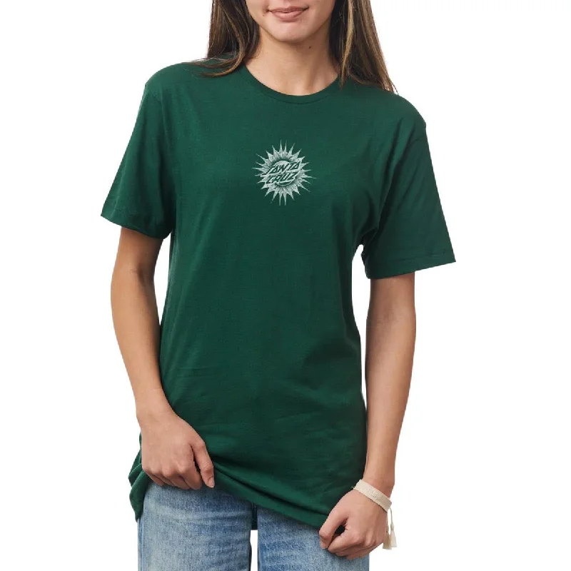 Santa Cruz Womens Ornate Dot Center Relaxed T-Shirt - Forest