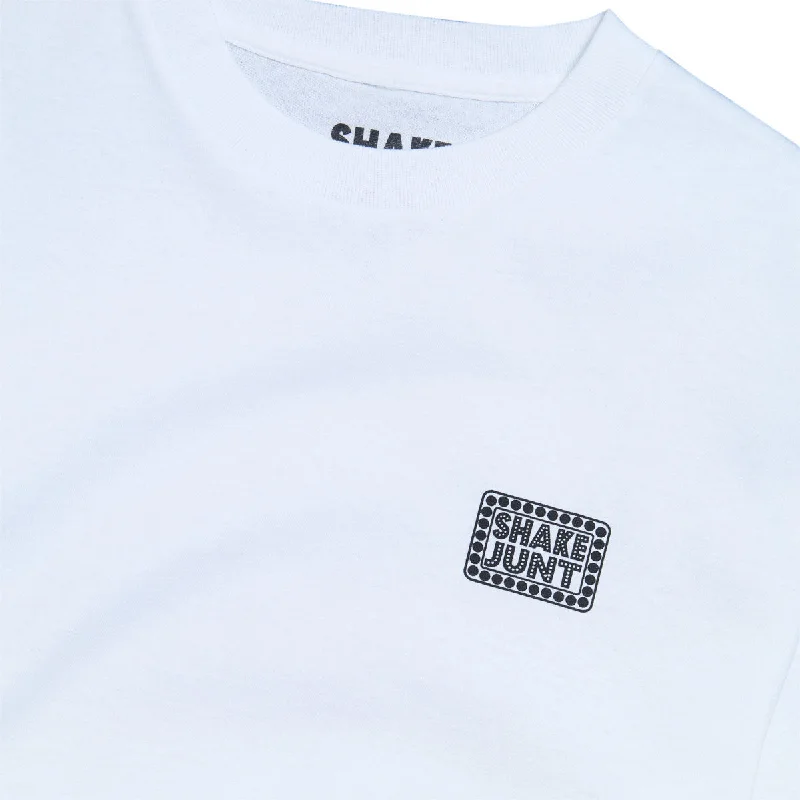 Shake Junt Box Logo T-Shirt - White