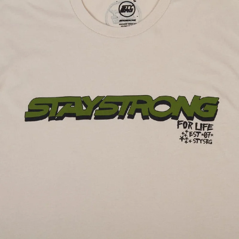 Stay Strong Freestyle T-Shirt - Soft Cream