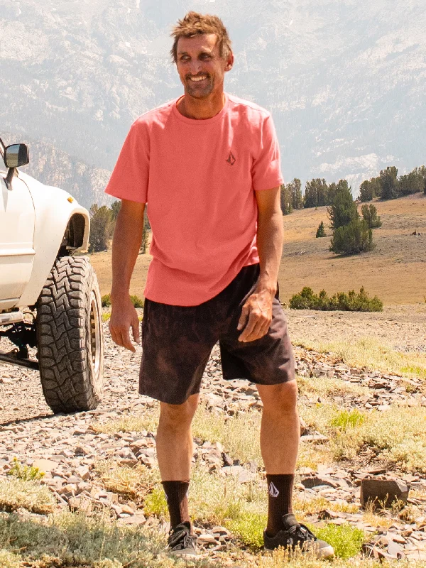 Stone Tech Short Sleeve Tee - Living Coral