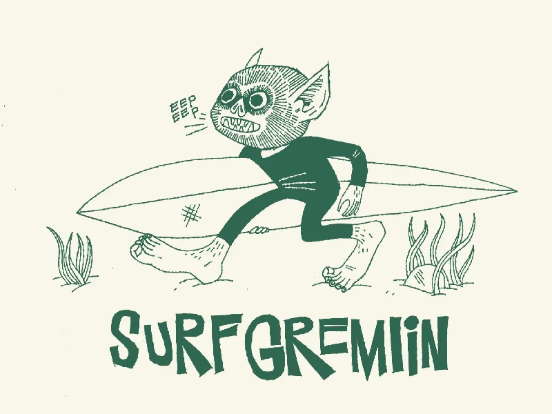 SURF GREMLIN TEE