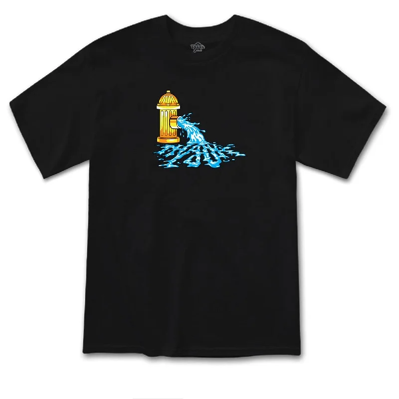 Thank You Fire Hydrant T-Shirt - Black