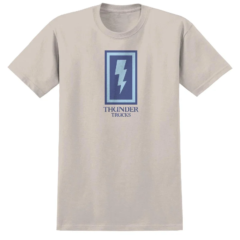 Thunder Boxed Bolt T-Shirt - Natural/Blue