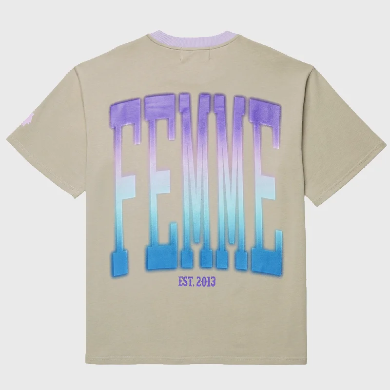 Twilight Tee Grey with Purple and Blue