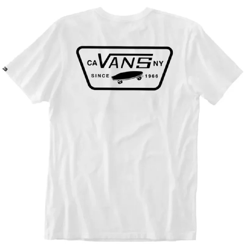 Vans Full Patch T-Shirt - White/Black