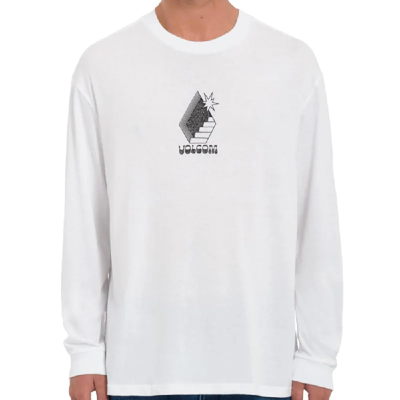 Volcom Stairway Long Sleeve T-Shirt - White