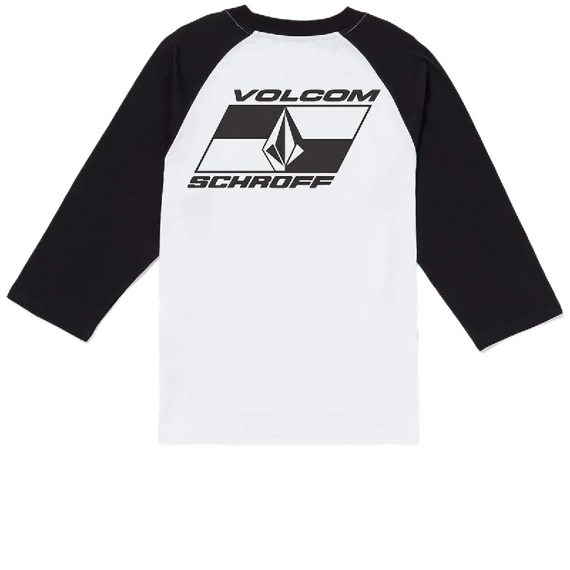 Volcom x Schroff 3/4 Raglan T-Shirt - White