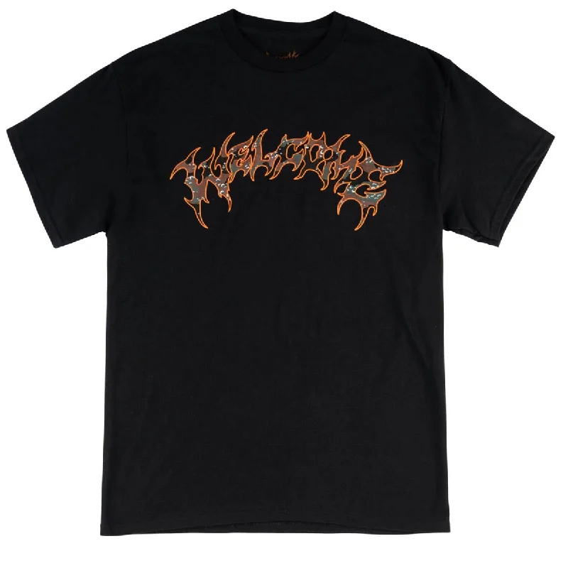 Welcome Barb Fill T-Shirt - Black/Camo