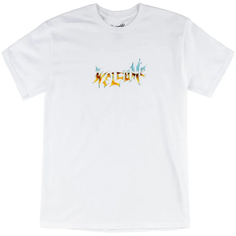 Welcome Chrome Vamp T-Shirt - White/Desert